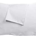 Niagara 4 Pack King Pillow Protectors with Zipper, Premium Cotton Sateen Blend Tight Weave Lab Tested Non Noisy Zip Covers Breathable Non Crinky (20x36 Inches)