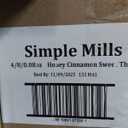 Simple Mills Sweet Thins Cookies, Nut & Seed Flour, Honey & Cinnamon, Gluten Free, Paleo Friendly, Healthy Snacks, 4.25 oz Pack of 6 BBD: 11-09-2025