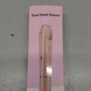 Bikini Trimmer for Women,2 in 1 Dual Head Bikini Shaver & Body Shaver,Cordless & Waterproof Electric Bikini Trimmer for Women, Painless Hair Removal with Silky Glow Finish,Pink3