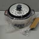 BLACK+DECKER 6-Cup Rice Cooker, Steaming Basket, Removable Non-Stick Bowl, One Touch
