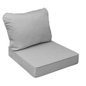 AAAAAcessories Outdoor Chair Cushions, 25.5 x 25.5 x 5 + 19 in, Set of 4
