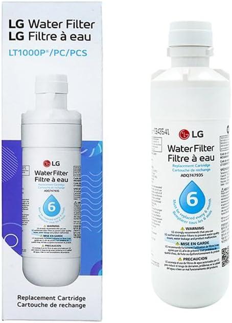 LG LT1000P - 6 Month / 200 Gallon Capacity Replacement Refrigerator Water Filter (NSF42, NSF53, and NSF401) ADQ74793501, ADQ75795105, AGF80300704, or AGF80300705 White LG LT1000P - 6 Month / 200 Gallon Capacity Replacement Refrigerator Water Filter (NSF42, NSF53, and NSF401) ADQ74793501, ADQ75795105, AGF80300704, or AGF80300705 White