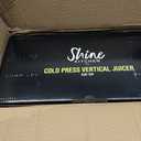 Shine Kitchen Co SJV-107-A Cold Press Slow Masticating Juicer, Stainless Steel