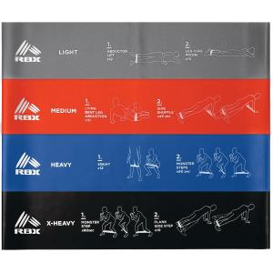 RBX Looped Resistance Bands - 4-Pack