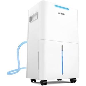 1500 Sq.ft Dehumidifier for Basement, SEAVON 21 Pint Dehumidifiers with Drain Hose for Home Large Room Bedroom Bathroom, Powerful Moisture Removal, Smart Humidity Control & Display, 24H Timer, 3 Modes