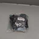 Yonique Women's Two Piece High Waisted Bikini Set Tummy Control Swimsuit Full Coverage Bathing Suit (Medium, Black)