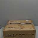 Furologee Kitchen Bakers Rack with Power Outlet, Microwave Oven Stand with Storage 4 Tiers, Coffee Bar Table with 6 S Hooks, Kitchen Storage Shelf Rack for Spices, Pots, Rustic Brown (22inch)