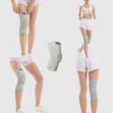 The Innovative Knee Support with Patella Gel Pad & Spring Stabilizers – Non-Slip Knee Sleeve for Men & Women, Perfect for Arthritis, Meniscus Tear, ACL, Joint Pain Relief & Sports Recovery (Gray Yellow, XL)