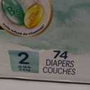 Pampers Baby Diapers - Pure Protection - Size 2, 74 Count, for up to 100% Leakproof, Premium Plant-based Skin Protection
