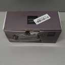 8'' Art Glass Butter Dish with Lid, Classic Covered 2-Piece Butter Container For Countertop, Multi-Purpose Preserving Serving Dessert Tray Bowl, Dishwasher Safe