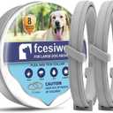 Flea Collar for Dogs, Flea & Tick Collar for Dogs, Tick Collars, 8 Months Protection, One Size Fits All (3.5 Ounce (Pack of 2))