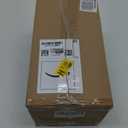 EDISHINE Pendant Light Fixture, Handcrafted Art Glass Hanging Light, Hardwired Ceiling Light, White Marble Glass Shade, Adjustable Brushed Nickel Rods, E26 Base, Pendant Lamp for Kitchen Bathroom Bar