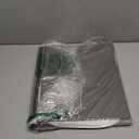 Platter Storage Case, China Storage Containers Hard Shell 17" x 13" x 6", 5 Felt Dividers Included, Structured Top and Stackable (Linen Grey)