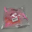Cizoe Fascinator Hats for Women Tea Party Headband Kentucky Derby Wedding Flower Mesh Veil Fascinator (Pink)