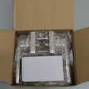 JO.KO Entry Door Lock Set, Square Door Lever for Bedroom, Passage Door Privacy Locking Interior/Exterior Entry Door Knob/Heavy Duty (1 Pack, Satin Nickel)