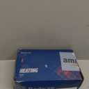 Bedsure Back Heating Pad for Neck and Shoulders, Weighted Heated Pad with Vibration, FSA Eligible Items, Birthday Gifts for Women Men Mom Men, Auto Shut Off, 5lbs 12" x 24", Dark Grey