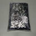 NICETOWN Semi Sheer Black Curtains with Silver Foil Spider Web, Grommet Lightweight & Airy Window Treatments for Halloween, W52 x L84, 2 Panels