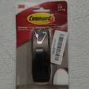 Command Large Modern Reflections Metal Hook, Holds up to 5 Lb, Oil Rubbed Bronze, 1 Wall Hook with 2 Command Strips, Damage Free Hanging Hooks for Hanging Decorations in Living Spaces