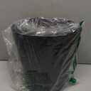 UUJOLY Plastic Small Trash Can Wastebasket, Garbage Container Basket for Bathrooms, Laundry Room, Kitchens, Offices, Kids Rooms, Dorms, (Black, 1.8 Gallon)