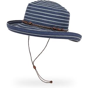 Sunday Afternoons Vineyard Hat, Sun Hats for Women - UPF 50+ UV Protection, Breathable, Adjustable Wide Brimmed, Ideal for Gardening, Beach, Summer Cute Stylish Bucket Sunhat, Navy, Large
