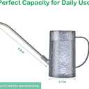 Long Spout Watering Can Indoor Plants, Small Watering Cans for House Plants, Flowers, Succulents 34oz