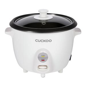 CUCKOO One-Touch Rice Cooker and Warmer, 12-Cup Cooked, White, CR-0601C