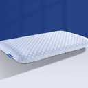 SofGlowly Ultra Thin Flat Pillows for Sleeping, Cooling Memory Foam Pillow 2.75 inch Height Ultra Thin Pillow, Slim Bed Pillows for Stomach Back Sleeper, Standard Size - 16x25 Inch