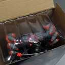 1:12 Gesture Sensing RC Stunt Car, 2 * 1200mAh Hand Controlled Remote Control Twist Cars with Light & Music, 4WD 360 Rotate Transform Drift, Gifts for 8-12 Kids Age 8 9 10 11 12 Yrs Old Trains-Red