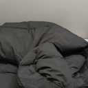 Amazon Essentials Women's Oversized Long Hooded Insulated Puffer Jacket (1X, Black)