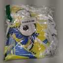 32Ft Yellow Blue Cartoon Party Decorations Blue Yellow Big Eyes Banana Triangle Flag Fabric Banner Pennant Garland Streamers for Cartoon Birthday Baby Shower Big Eyes Movie Party Decor Supplies