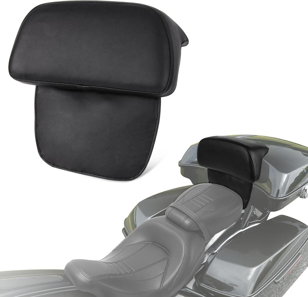 Chopped Razor Tour Pack Backrest Pad - PSLER Trunk Backrest Pads Backrest Pad for touring 2014-2023 CVO Touring Electra Glide Road Glide Road King Street Glide Tri Glide Ultra Limited