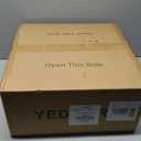 Wood Caged Ceiling Fans with Lights and Remote,Farmhouse Flush Mount Ceiling Fan with Light, Rustic Ceiling Fans Low Profile Bladeless Wooden Fandelier for Bedroom,Dining Room,Kitchen(Natural) (Gold)