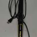 LANVIER 1.25 Inch Curling Iron, Extra Long Barrel 1 1/4 Inch Curling Iron for Long Hair up to 450F, Worldwide Dual Voltage Hair Curler for Traveling, Hair Waving Style Tool Black