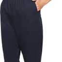All Around Elastic Waist Cotton Medium Twill Pants (12, Navy)