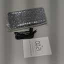 ORIA Digital Alarm Clock, LED Bedroom Clock with Bluetooth Sync Time, Auto Sync Time Alarm Clock, Adjustable Volume Brightness, Snooze, Rechargeable Large Display for Home Living Room