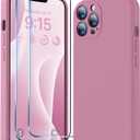 BossKiss Compatible with iPhone 13 Pro Case, Premium Silicone Upgraded [Camera Protection] [2 Screen Protectors] [Soft Anti-Scratch Microfiber Lining] Phone Case for iPhone 13 Pro 6.1 inch 