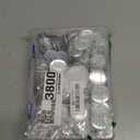 600 Pieces Blank Button Making Supplies Round Badge Parts Metal Pin Button Kit for Badge Make Machine, Including Metal Shells Back Cover and Clear Film(1.46 Inches)