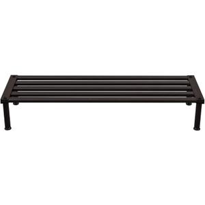 Metal Plant Stand, Rust-proof Aluminum Display Rack, Plants Display Stands Decoration Racks for Living Room Garden Balcony Patio (Ebony, 31.5Inch Low Leg)