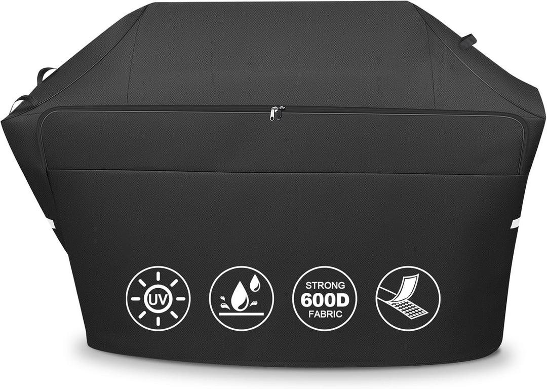 QuliMetal Grill Cover for Traeger Timberline XL TBB01RLG, Ironwood XL TFB93RLG Wood Pellet Grills - Heavy Duty Waterproof Fade Resistant Full-Length Grill Cover for Traeger Cover BAC639 BAC647 (73 Inch)