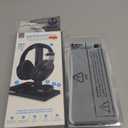 iLIVE 5-in-1 Headphone Stand and Wireless Charger Black