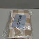 Homaxy Kitchen Towels and Dishcloths Set, 12 x 12 and 13 x 28 Inches, Set of 8 100% Cotton Waffle Weave Check Plaid Kitchen Dish Towels, Super Soft and Absorbent Dish Cloths, White & Khaki