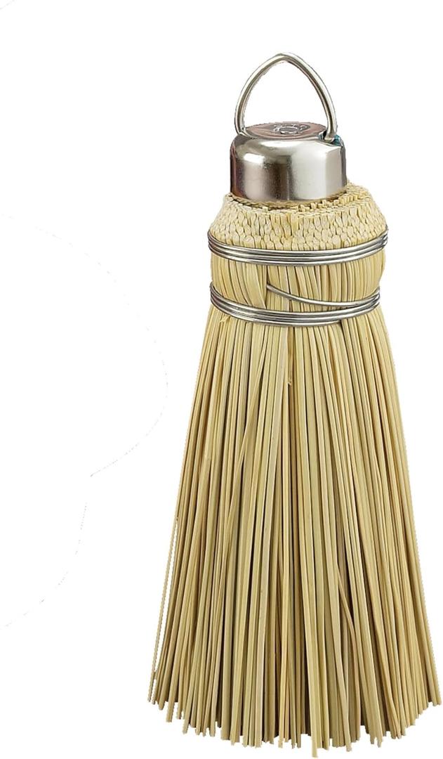 HIC Kitchen Authentic Amish Broom Cake Tester, Made in America From All Natural Corn Husk, 6-Inches Tall