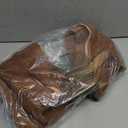 Coutgo Women's Knee High Boots Kitten Low Heel Pointed Toe Tall Long Boots Fall Winter Shoes (9, Dark Brown Suede)