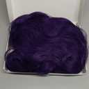 BERON 26 Inches Purple Wig Long Curly Dark Purple Wig with Bangs for Women Daily Party Hairnet Include