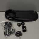 Stroller Snack Tray, 3 in 1 Stroller Cup Holder with Phone Holder and 2 Pack Love Heart Hangers Stroller Tray Attachment for Baby Toddler Kids