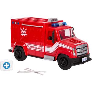 Mattel WWE Slambulance Vehicle with Crashing Action