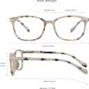 LifeArt Blue Light Blocking Glasses, Anti Eyestrain, Computer Reading Glasses,TV Glasses for Men and Women