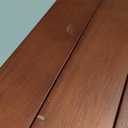 Adesso Floor Lamp with Walnut Tripod Base and White Linen Lampshade  Lamp for Bedroom, Living Room, and House Dcor, 63 x 20 (Brown and Beige)