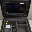 Sewer Camera with 512Hz Locator, 165FT/50M Pipe Inspection Camera with 9" Monitor, DVR Recording, IP68 Waterproof, Adjustable LED Lights, 16GB SD Card