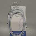 Car Carplay Cable for iPhone 17 16 15, 2-Pack 3.3FT 60W USB C to USB C Cable And 2-Pack 3.3FT USB A to USB C Cable for iPhone 17 16 15for Galaxy S25, for iPad Pro/Air, for MacBook Pro/Air and More (White)